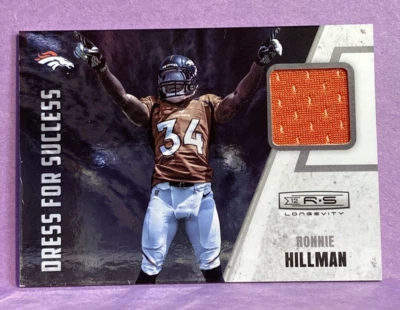 2012 Rookies & Stars Longevity RONNIE HILLMAN Dress For Success Rookie Broncos - Image 1 of 2