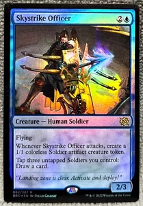 MTG Skystrike Officer The Brothers' War 062/287 FOIL Rare - Picture 1 of 2