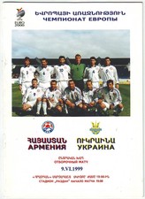 1999 UEFA European Championship Armenia Ukraine Football Soccer Cup EURO 2000
