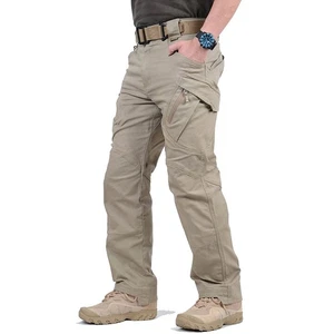 Tactical Pants Mens Multi Pockets Cargo Pants Military Combat Cotton Pant Army - Picture 1 of 15