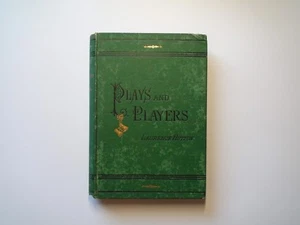 Plays and Players, Laurence Hutton, Victorian Binding, 1st. Ed., 1875 - Imagen 1 de 11