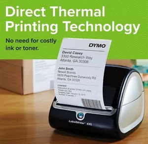 DYMO LABELWRITER 4XL SHIPPING LABEL PRINTER, PRINTS 4" X 6" EXTRA LARGE SHIPPING - Picture 1 of 13