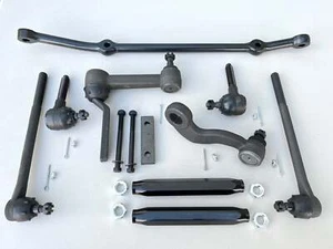 NEW 1961-1964 CHEVY IMPALA BELAIR STANDARD STEERING LINKAGE KIT w/ BLACK SLEEVES - Bild 1 von 3