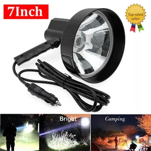 7inch HID Handheld Camping Spotlight Hunting Search Camping Lighting 12V 100W - Picture 1 of 18