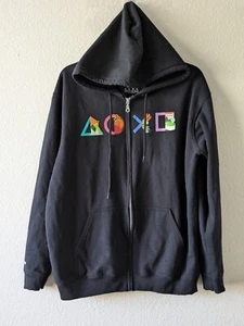 Playstation PS Logo Hoodie M Schwarz Videospiele Food Gamer Bekleidung Sony Selten - Bild 1 von 5