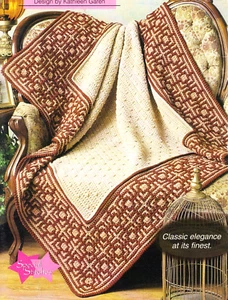 EXQUISITE Alhambra Afghan/Crochet Pattern INSTRUCTIONS ONLY - Picture 1 of 1