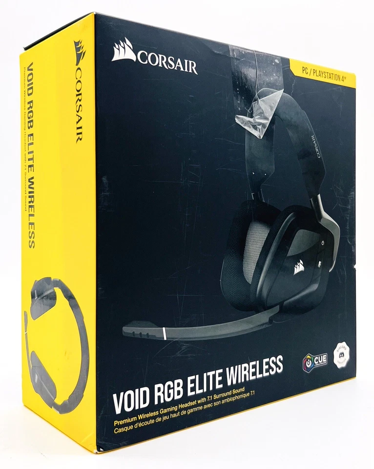 Corsair VOID RGB ELITE Wireless Gaming Headset For PC & PlayStation 4 / 5 - Image 1 of 4