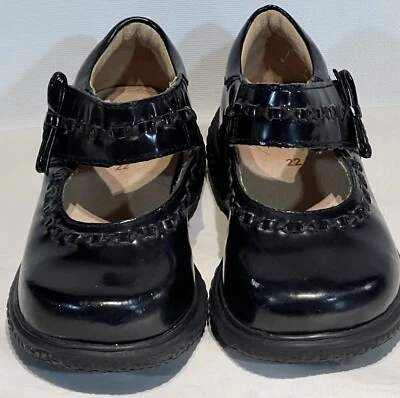 Zapatos Mary Jane negros Elefanten para niñas pequeñas talla 22 Foto 1 de 4