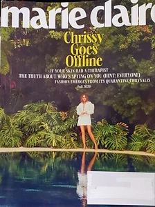 New Marie Claire Magazine October Fall 2020 - Chrissy Teigen - Picture 1 of 3