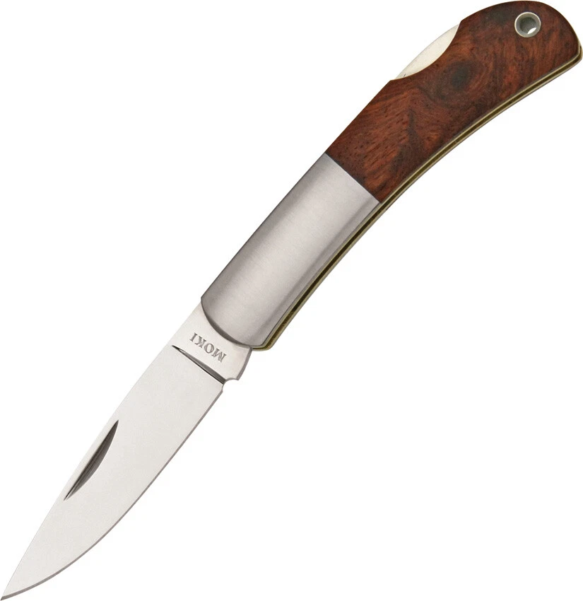 Moki MK102J Meek Quince Wood 2 Lockback Folding Knife Pocket Folder
