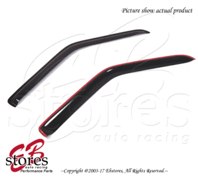 Deflector de visera de ventilación de canal de salida teñido de humo 2 piezas para Chevrolet Astro 1995-2005 Foto 1 de 4