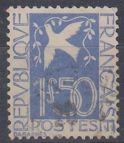 FRANCE 1934 1F50 DOVE OF PEACE FU (ID:449/D35998) - Image 1 of 1