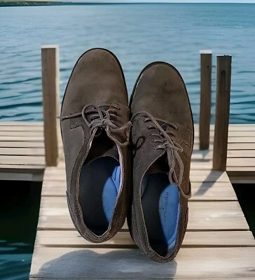 Zapatos con cordones Mark Nason Skechers de gamuza cuero Oxford EE. UU. 9,5 para hombre gris oscuro  Foto 1 de 4