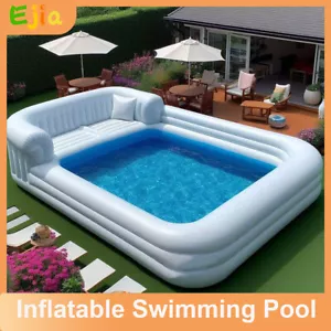 Piscina gonfiabile a forma di divano in PVC per casa festa cortile - Foto 1 di 7