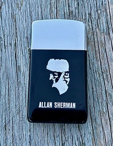 ALLAN SHERMAN! ULTRA RARE 1960s COMEDY RELIC! ALLAN SHERMAN CIGARETTE LIGHTER - Picture 1 of 8