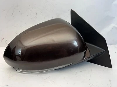 Espejo retrovisor derecho Buick Enclave 2013-17 pasajero punto ciego marrón chocolate Foto 1 de 4