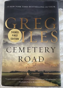 signed Cemetery Road by Greg Iles (2019, 1st Ed,HC) SIGNED W/COA - Bild 1 von 9