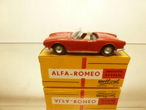 METOSUL #3 ALFA ROMEO GIULIETTA SPIDER - RED 1:43 - GOOD CONDITION IN BOX - 450 - Bild 1 von 8