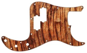 P Bass Precision Pickguard Custom Fender 13 Hole Guitar Pick Guard Wood Old Vibe - Picture 1 of 1