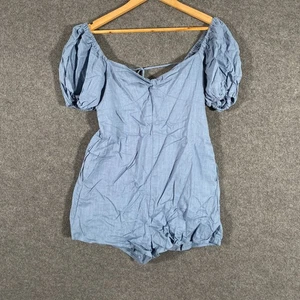 Skylar Rose Playsuit Womens Small Blue Jumpsuit Puff Coastal Gypsy Ladies Q2 - Bild 1 von 18