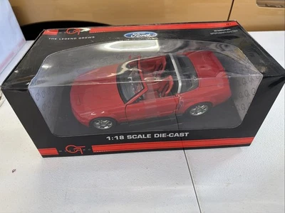 BEANSTALK GROUP 1:18 SCALE FORD MUSTANG GT CONCEPT DIECAST! RED! NEW IN BOX! - Image 1 of 4