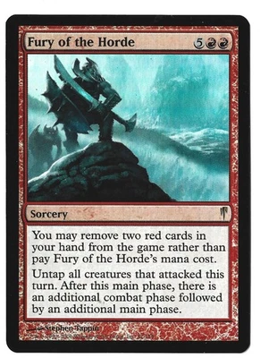 Fury of the Horde - [Foil]	Coldsnap LP - Image 1 of 2