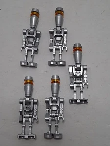 Lego Star Wars Assassin Droid Silver Minifigure sw0229 X5 - Picture 1 of 7