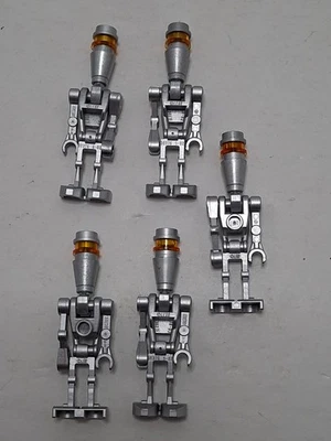 Lego Star Wars Assassin Droid Silver Minifigure sw0229 X5 - Image 1 of 4