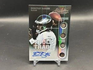 2013 Panini Absolute Donovan Mcnabb Tools Of The Trade Facemask Auto /10 - Picture 1 of 2