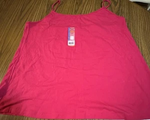 Nueva cami rosa glorioso descolorida para mujer talla 3X (22W-24W) - Imagen 1 de 4