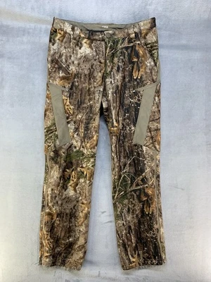 Cabelas 4Most Repel Pants Mens 32x32 Camo Woodland Fleece Water Resistant Hunt - Image 1 of 4