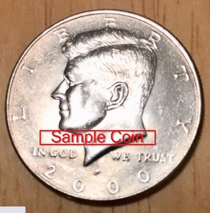 **Limited Time Sale** 2000P Kennedy Half Dollar Coin Circulated *Free Shipping* - Picture 1 of 1
