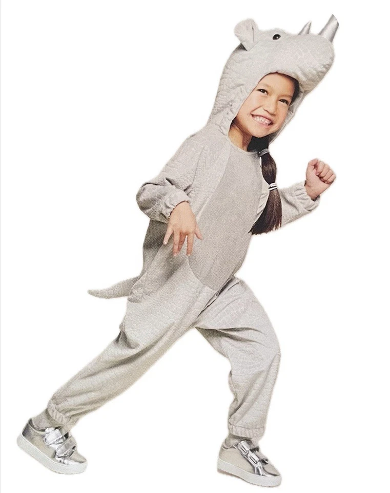 Hyde and EEK Baby Infant Rhino Costume Halloween Dress up 18-24 MO Jumpsuit