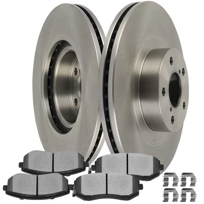 Front Discs Brake Rotors and Ceramic Pads For Subaru Baja 2004 - 2006 - Image 1 of 4