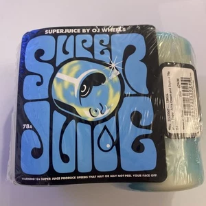 OJ Skateboard Wheels 60mm Super Juice 78A Cream/ Sky Blue New! Rare Colors - Picture 1 of 4