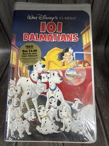*RARE* New Walt Disney Classic Black Diamond Edition 101 Dalmatians VHS. Sealed. - Picture 1 of 3