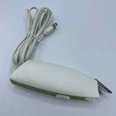 Vintage Sears Fabric Electric Cloth Cutter Scissors Dressmaker's Shears Green - Image 1 of 4