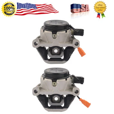 4G0199381LE For Audi A6 A7 Quattro V6 GAS 2pcs Engine Mounts & Wire Harness L&R - Image 1 of 4