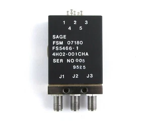 Sage Labs FS5466-1 RF Switch SMA(F) Connector - Picture 1 of 2