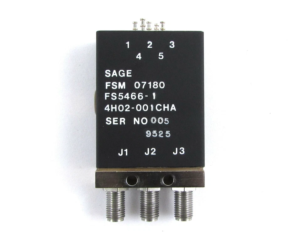 Conector SMA(F) interruptor RF Sage Labs FS5466-1 Foto 1 de 2