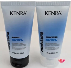 Kenra Moisture Shampoo 1.7fl.oz. & Conditioner 1.7fl.oz. Travel Size - Picture 1 of 1
