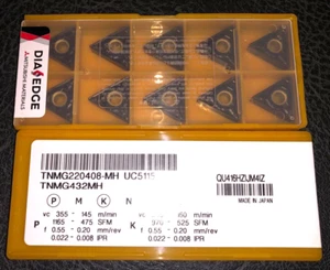 INSERTOS DE CARBURO MITSUBISHI CANTIDAD 10 TNMG220408-MH UC5115 TNMG432MH - Imagen 1 de 1