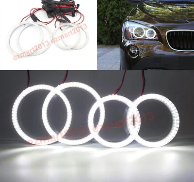 LED halo rings for BMW X1 E84 2010-2015 Xenon headlight devil angel eyes lamp - Image 1 of 4