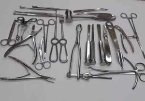 Conjunto básico de instrumentos quirúrgicos de cirugía ortopédica conjunto de 25 piezas SS - Imagen 1 de 4