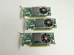 Dell (Lot of 3) Y104D ATI Radeon HD 3450 256MB DDR2 PCI-Express Low Profile 28-4 - Picture 1 of 4