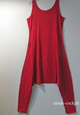 BORIS INDUSTRIES flippiger Harems Overall Jumpsuit + Tasche rot 46 (4) - Bild 1 von 4