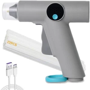 Cordless Electric Hot Melt Glue Gun 25W DIY Repair Heating Tool Rechargeable - Picture 1 of 7