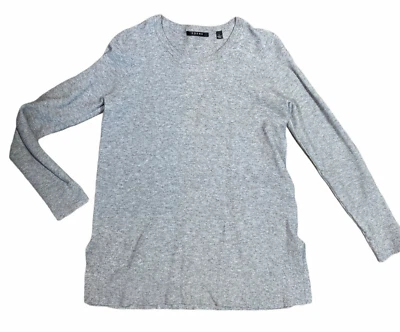 Cyrus Mujer Suéter Gris Tejido Manga Larga Pullover Camiseta Térmica - Talla L Foto 1 de 4