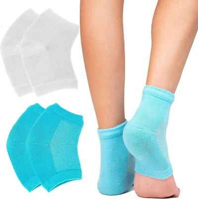 CGBOOM Moisturizing Socks, Gel Heel Socks, Toe Open Socks, Relieve Heel Pain Comfortab