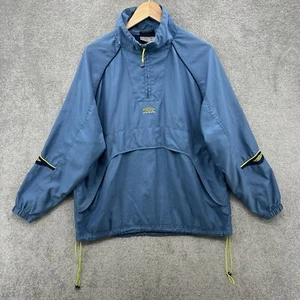 Umbro Drill Top Mens Medium Blue Pro Training Training Pullover Smock Jacket - Picture 1 of 16